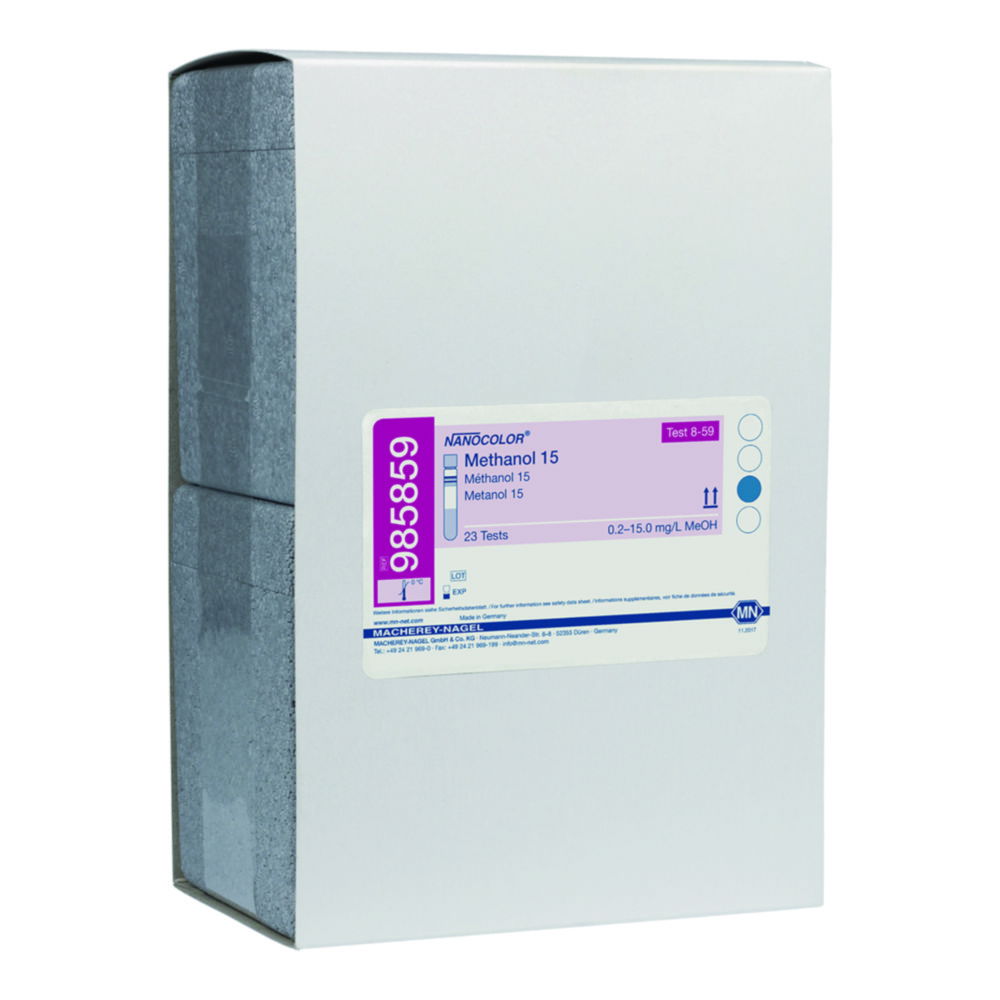 Трубні тести NANOCOLOR® Частина 2, 0,2 - 15,0 mg/l MeOH