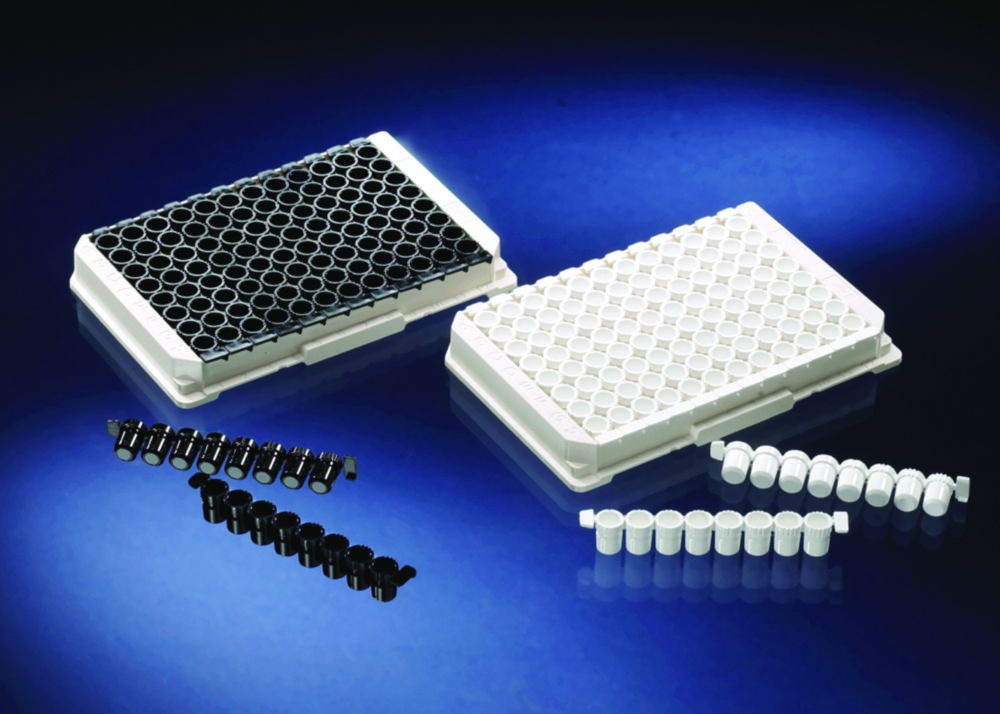Модулі Immuno LockWell, PS, ламані, білі та чорні, 250 мкл/well, PolySorp™