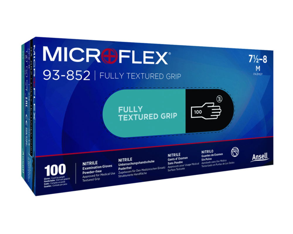 Одноразові рукавички MICROFLEX® 93-852, нітрилові