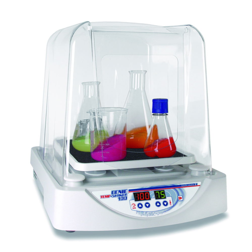Настільні шейкери Genie Temp-Shaker 100/300, Genie Temp-Shaker 300 з храповими затискачами, 450 x 480 x 305 мм, 305 x 305 x 305 мм