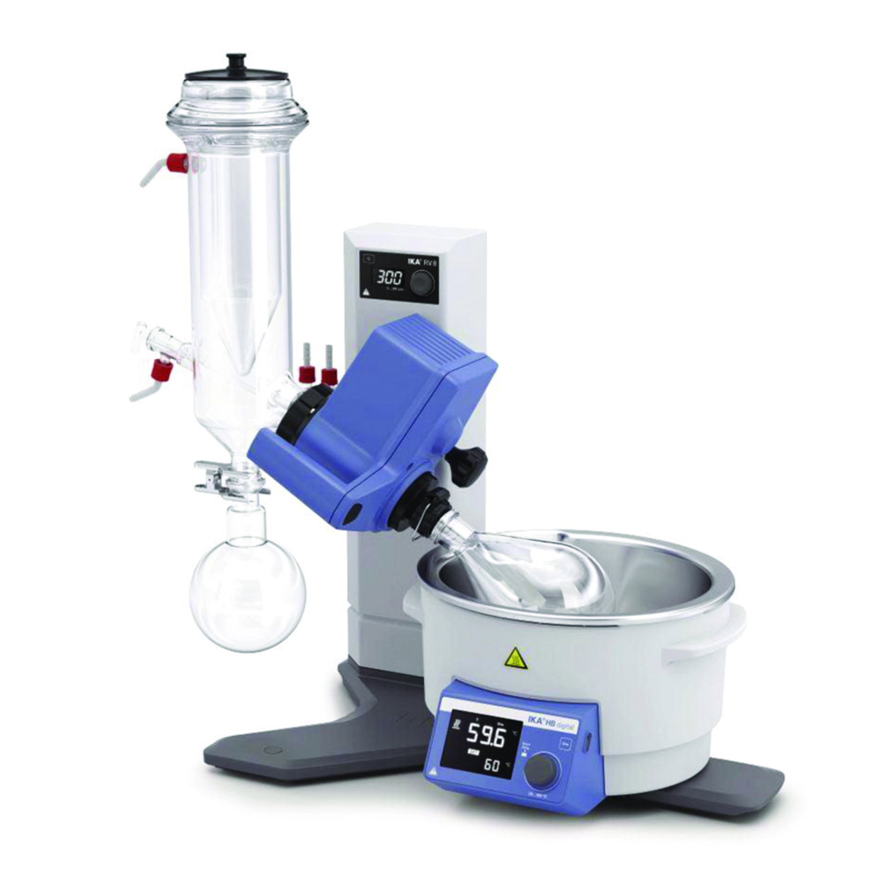 Rotary evaporator RV 8 FLEX with dry ice condenser