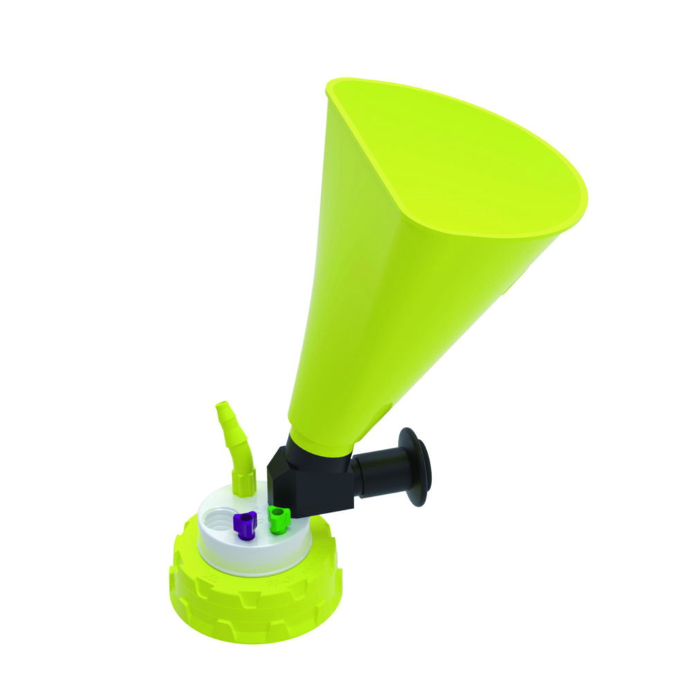 b.safe Waste Caps S 55, PP, with filling funnel