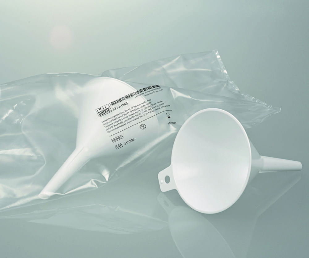 Einweg-Trichter, Bio PE, weiß