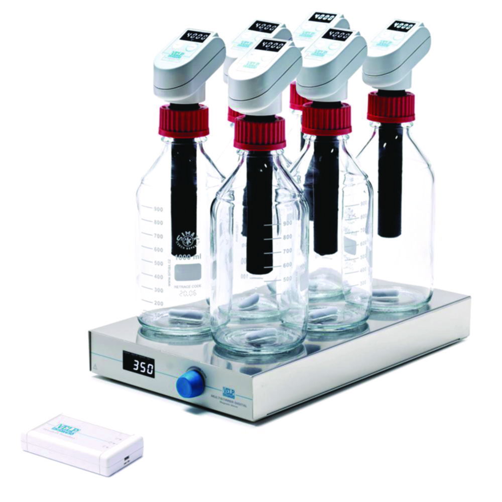 RESPIROMETRIC Sensor System 6, biologische Abbaubarkeit von Kunststoffen, ohne Databox™