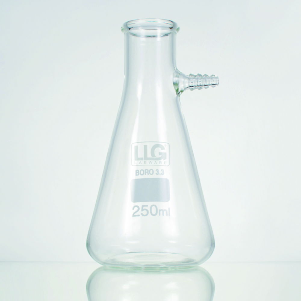 LLG-Saugflaschen mit Glasolive, Borosilikatglas 3.3