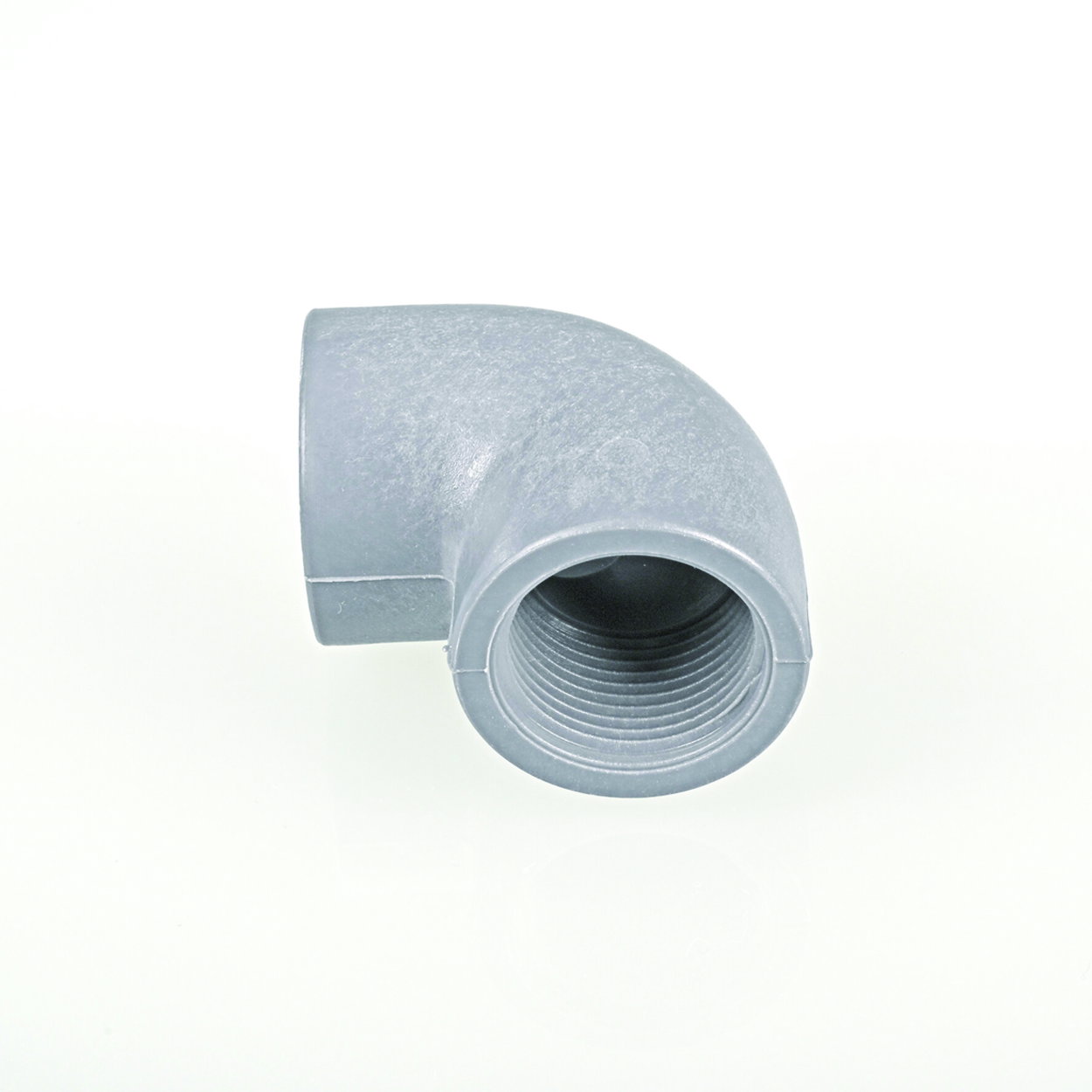 Threaded fittings, angle bracket 90°, PP