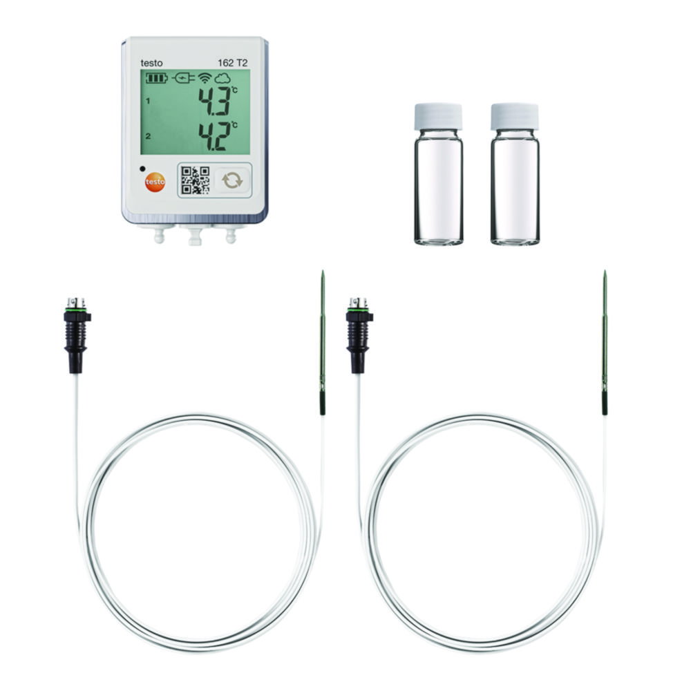 Online temperature data logger testo 162 Refrigerator set