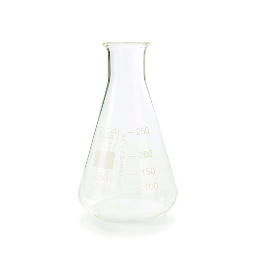LLG-Erlenmeyer flasks, narrow neck, boro 3.3
