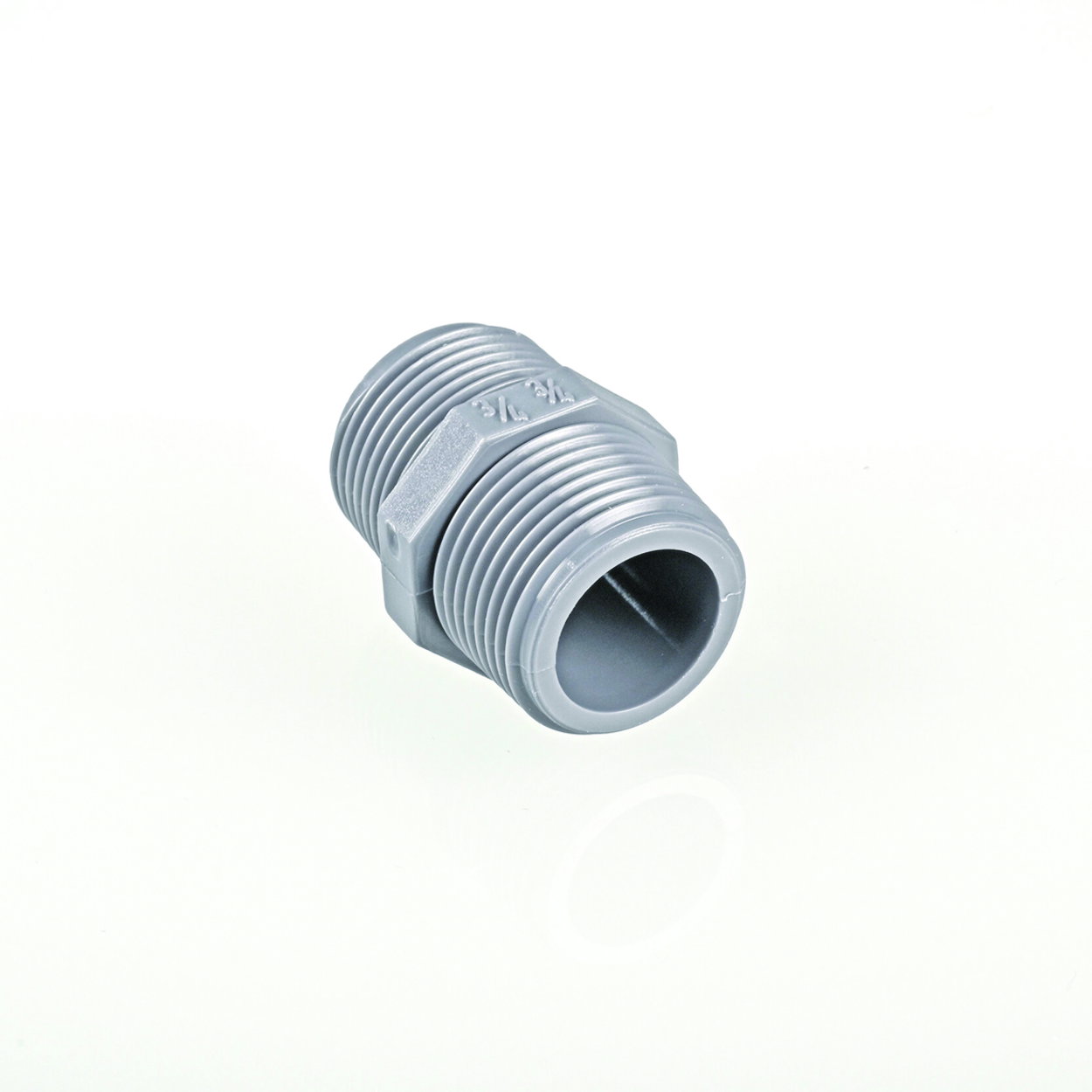 Threaded fittings, nipples, PP