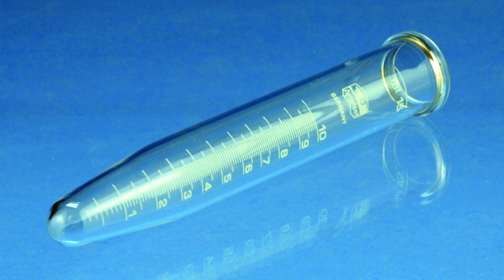 Centrifuge tubes, conical, with rim, AR-Glas®