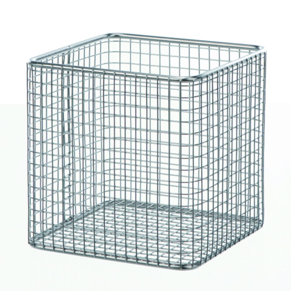 Дріт кошика квадратний, нержавіюча сталь, 200 x 200 x 150 мм, 200 мм, 150 мм