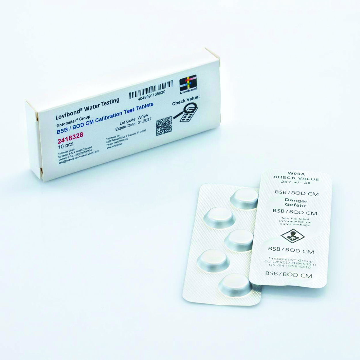 Test set for checking the system for BOD measurement system BD 600/606