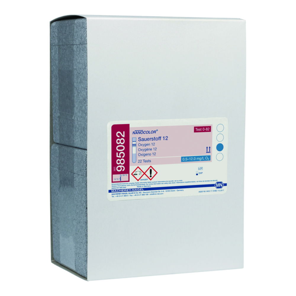 Трубні тести NANOCOLOR® Частина 2, 0,5 – 12,0 mg/l O2