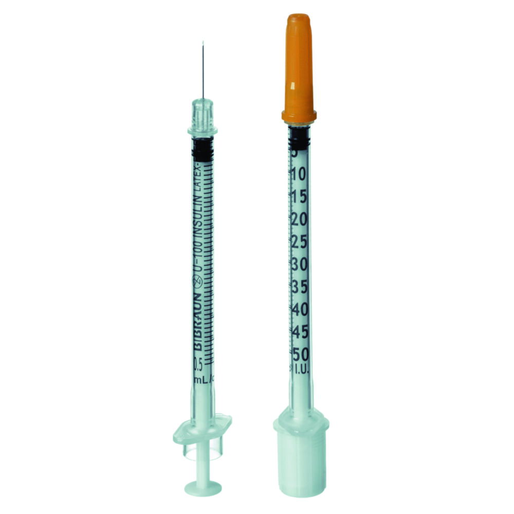 Одноразові шприци Omnican®, Інсулін, 8 мм, 0,3 мм, Omnican® 50, einzeln verpackt, G 30 x 5/16