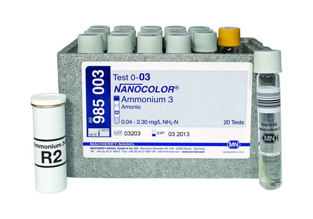Трубні тести NANOCOLOR® Частина 2, 0,10 – 7,00 mg/l Ni2+