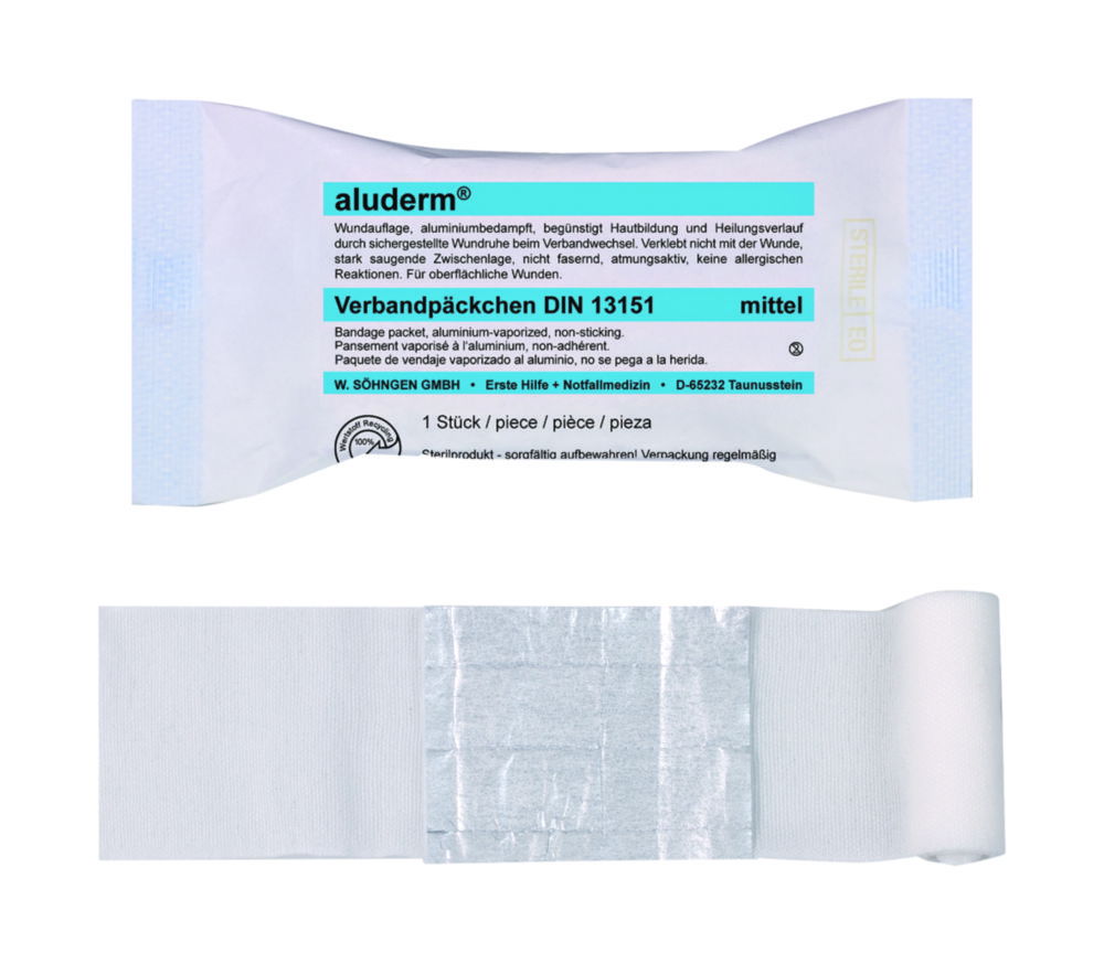 Бинти aluderm® DIN, стерильні