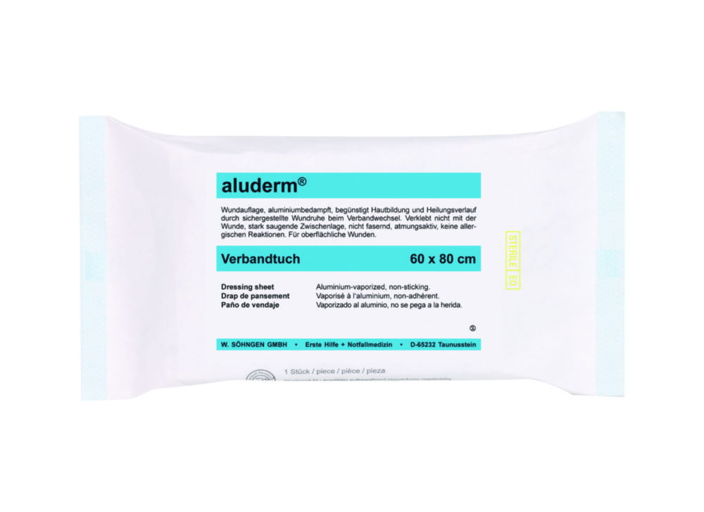 Одягання листів aluderm®, стерильні