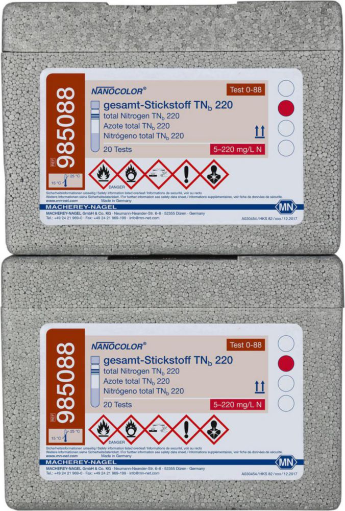 Трубні тести NANOCOLOR® Частина 2, 5 – 220 mg/l N