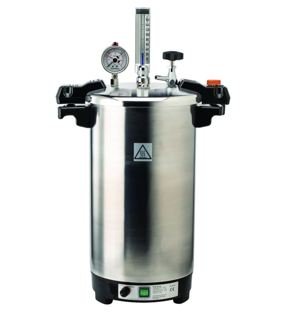 Автоклави настільні CertoClav EL, 12 л, EL 12, 125/140 °C, 6,2 кг, EL 12