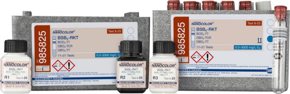 Експрес-тести NANOCOLOR®, частина 1, БПК5ТТ, 0,5 - 3000 мг/лO2