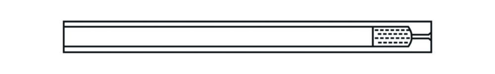 Лайнер і кільця ущільнювачі для Agilent GC, 4 мм, 6,3 мм, З поділом / без поділу потоку, з одним конусом (зі скловатою), 78,5 мм, 6,3 мм