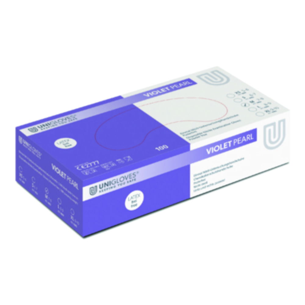 Одноразові рукавички Pearl, нітрил, XL, фіолетовий, VIOLET PEARL, фіолетовий, XL