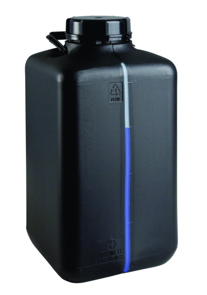 Bidon de sécurité avec visualisation de niveau, HDPE, électroconducteur, avec approbation ONU
