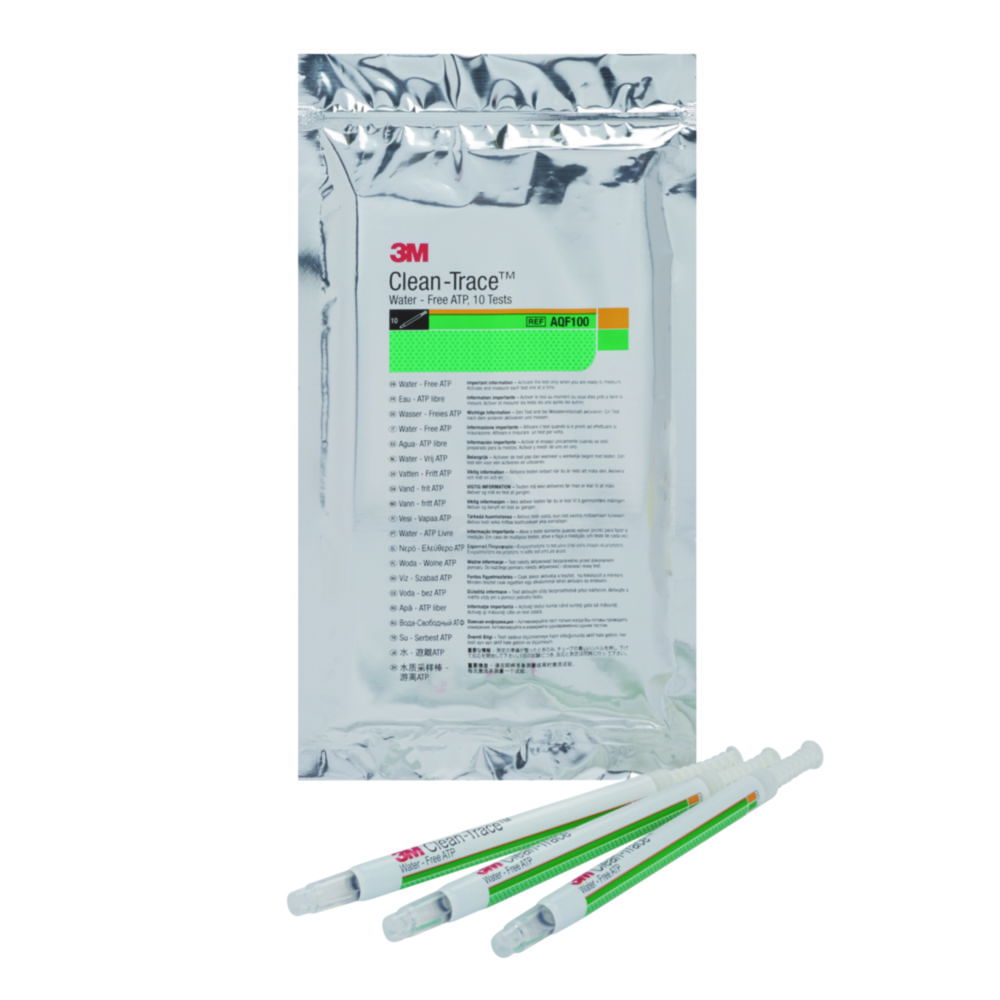 Сухі сваби для люмінометра 3M™ Clean-Trace™ NG3/LM1, Сухі сваби вільний АТФ, Clean-Trace™ Water AQF100