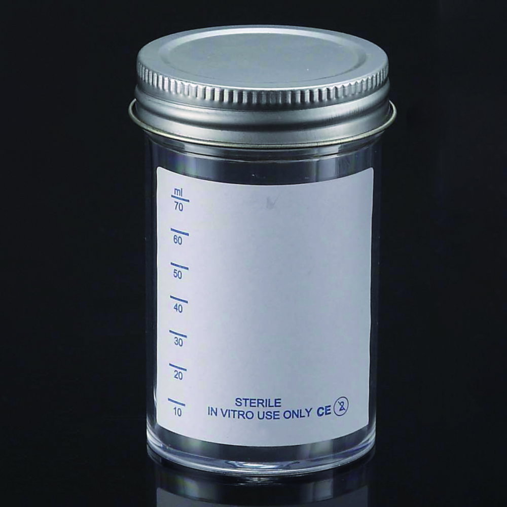 LLG-Sample containers, PS, with metal cap, sterile LLG-Sample containers, PS, with metal cap, sterile