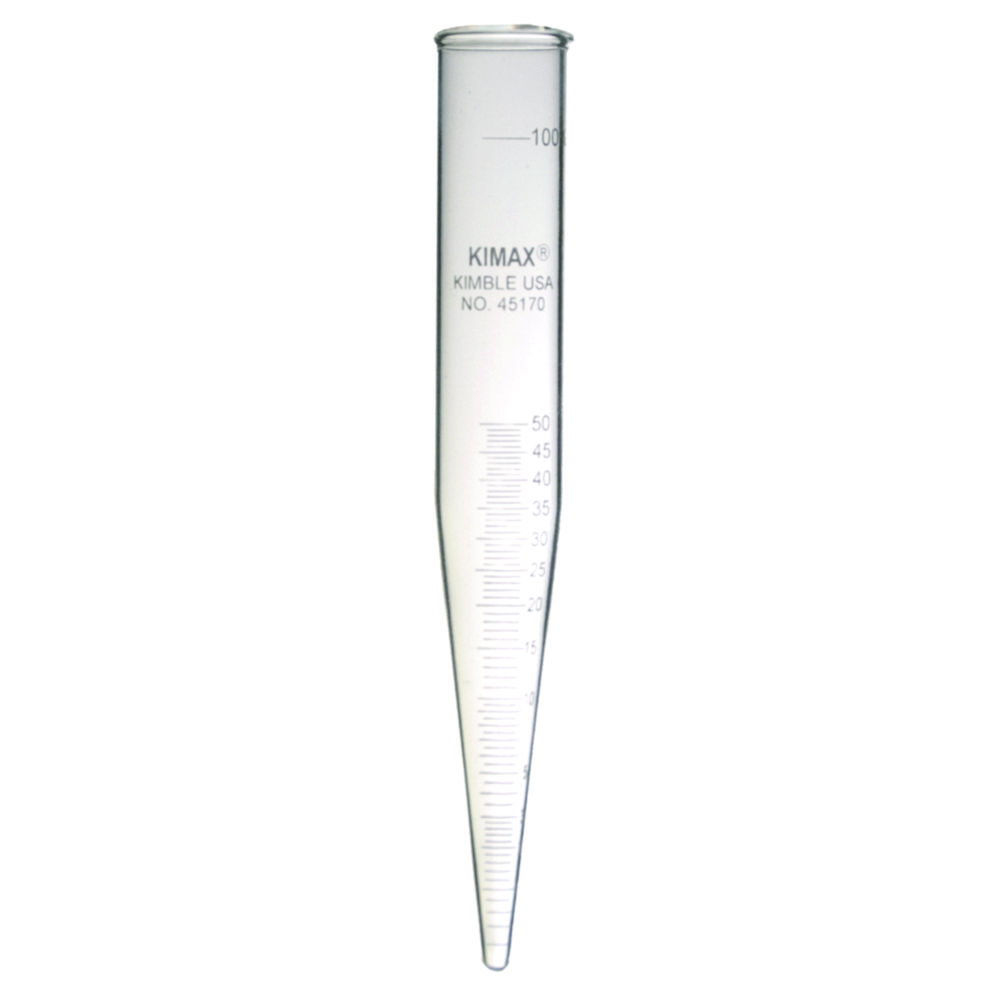 API-Centrifuge Tubes KIMAX®, graduated, borosilicate glass 3.3
