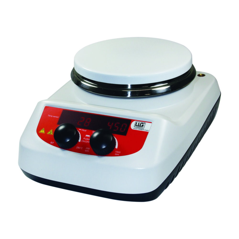 Agitateur magnétique chauffant LLG-uniSTIRRER 3 pro, kit complet
