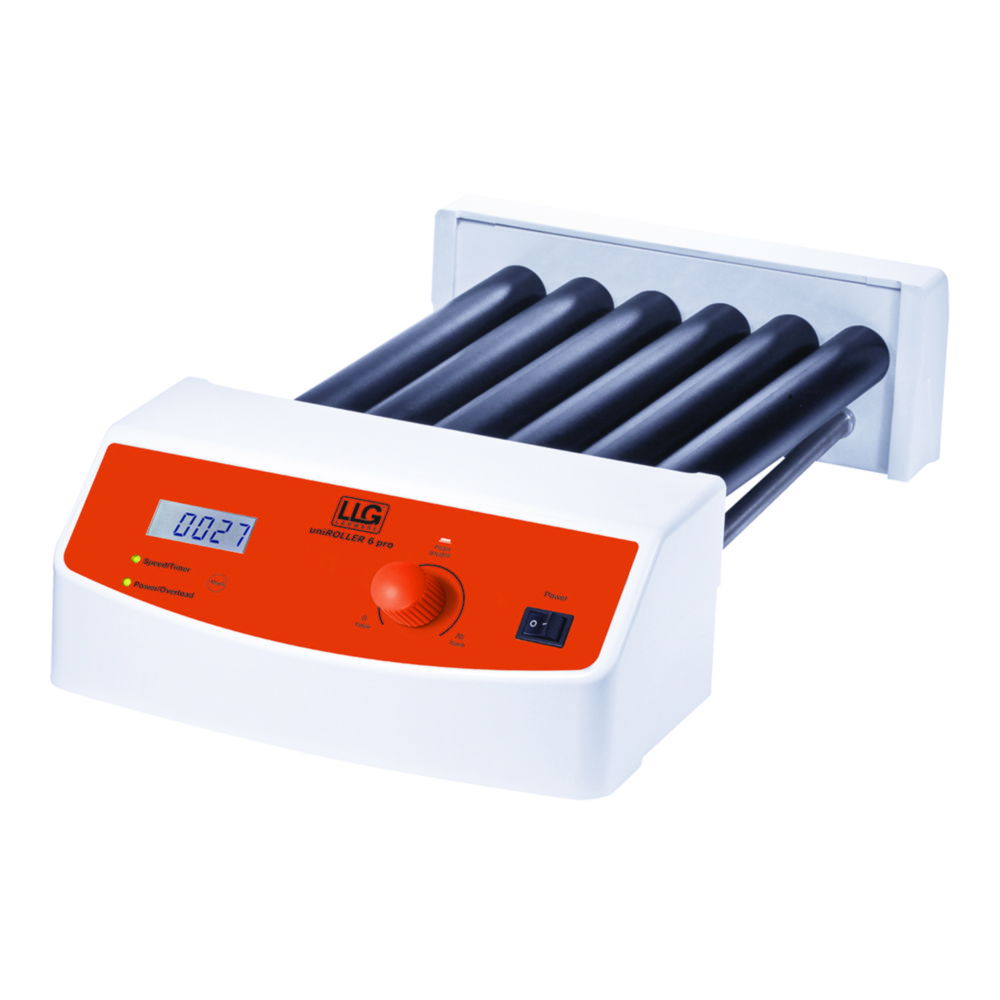 Роликовий шейкер LLG-uniROLLER 6 easy та pro, 100...240 V, 50/60 Hz, LLG-uniROLLER 6 pro, 260 x 450 x 120 мм