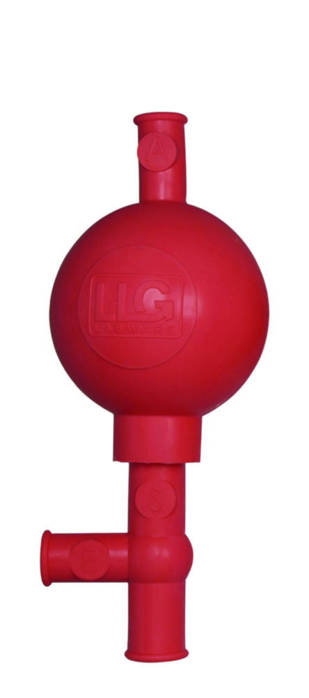 Груши для пипеток LLG, резиновые, красные
