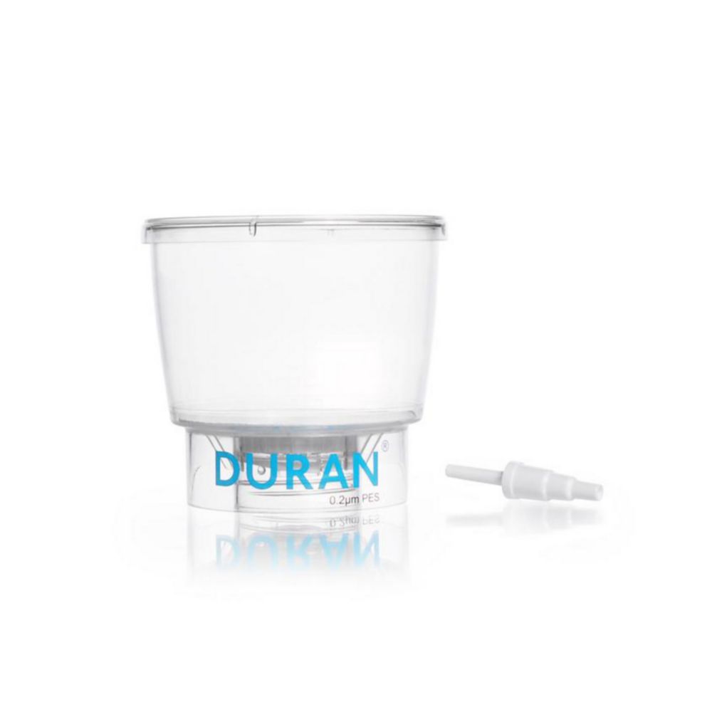 Аксесуари для флаконів для клітинних культур DURAN® TILT, Фільтр 500 мл, GL 45, діам. 90 мм, гамма-стерилізований, розмір пор 0.2 мкм, поліефірсульфон