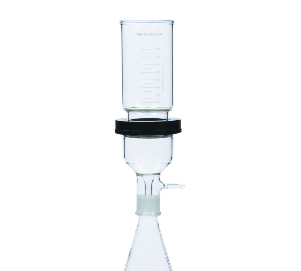 Aparato filtrante con soporte de PTFE