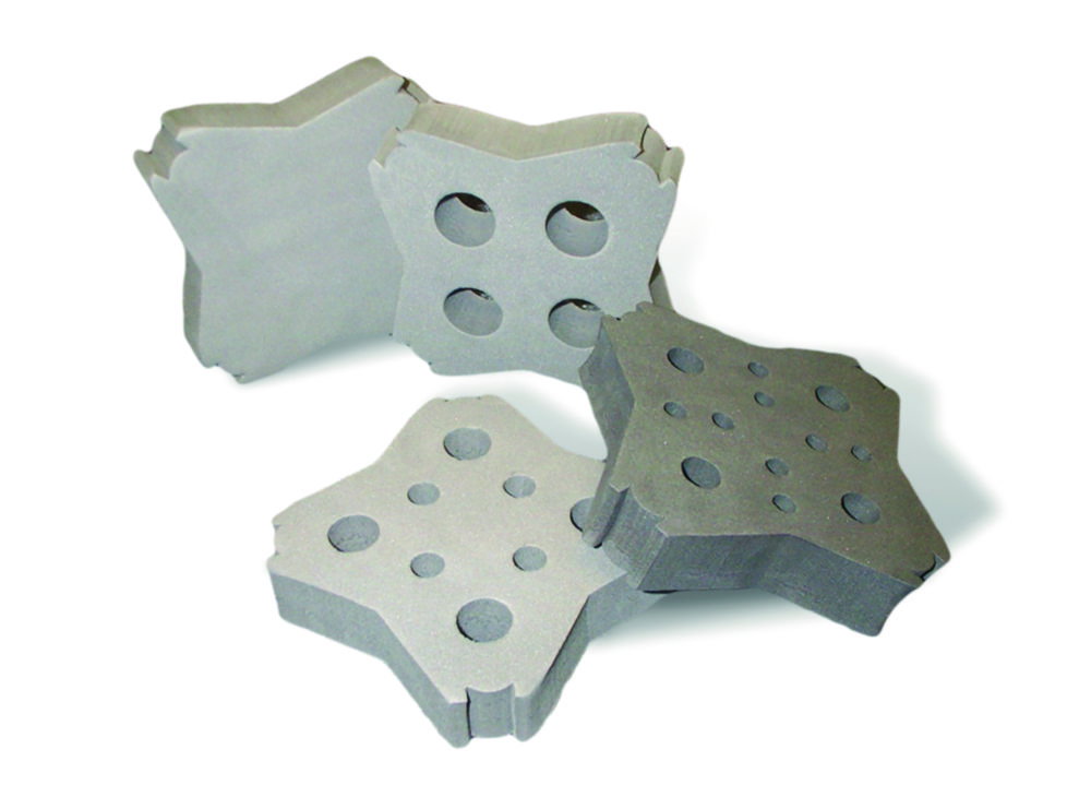 Foam inserts set for recessed platform for vortexers Vortex-Genie®