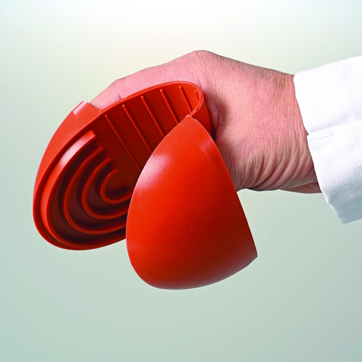Hand protection HotGrip, silicone rubber, for the whole hand