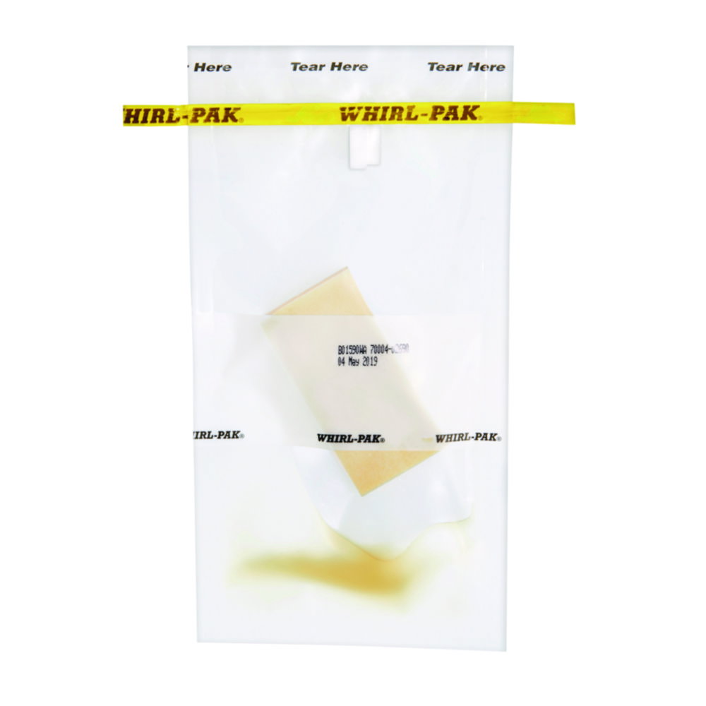 Sample bag Whirl-Pak® PolySponge™, with PU sponge (hydrated) Sample bag Whirl-Pak® PolySponge™, with PU sponge (hydrated)