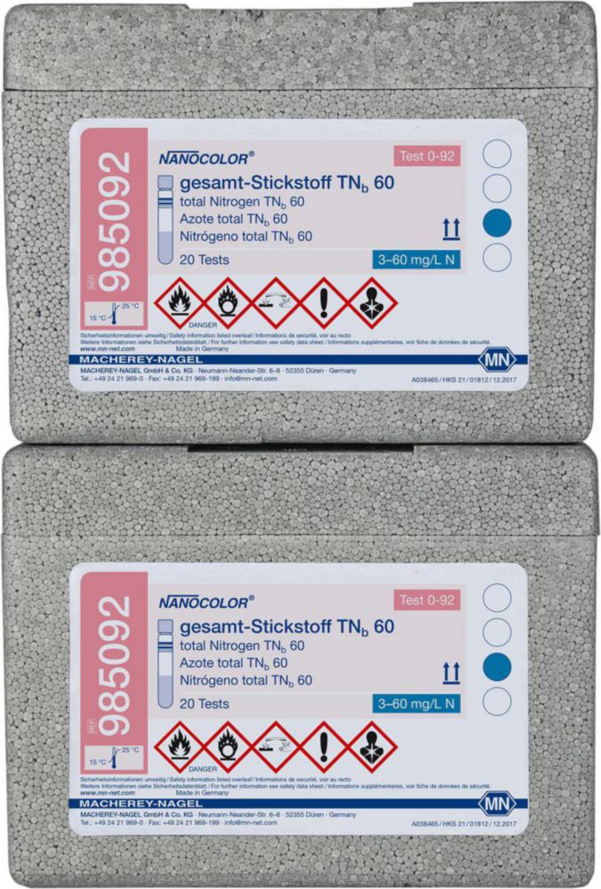Трубні випробування NANOCOLOR® Частина 2, 3 - 60 mg/l N
