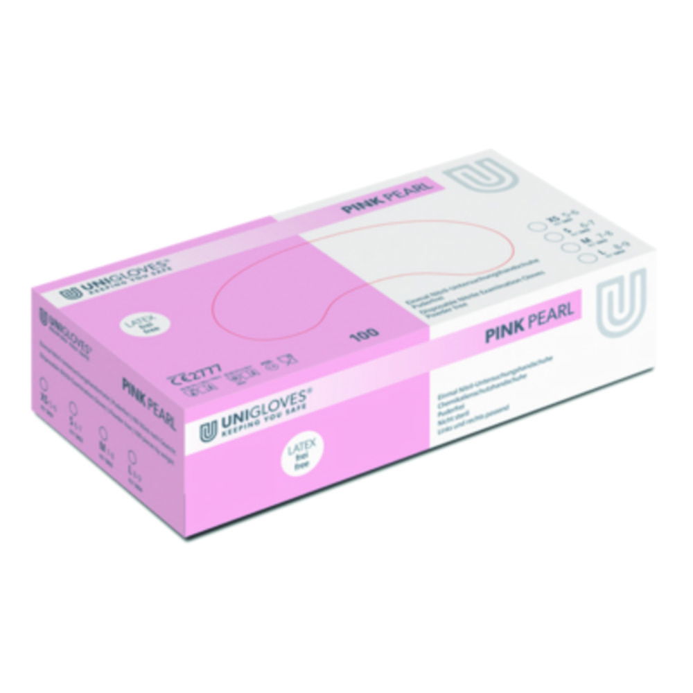Одноразові рукавички Pearl, нітрил, L, рожевий, PINK PEARL, рожевий, L