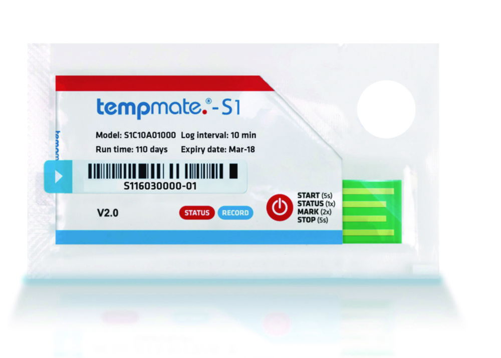 Одноразовий реєстратор даних TempMate-S1