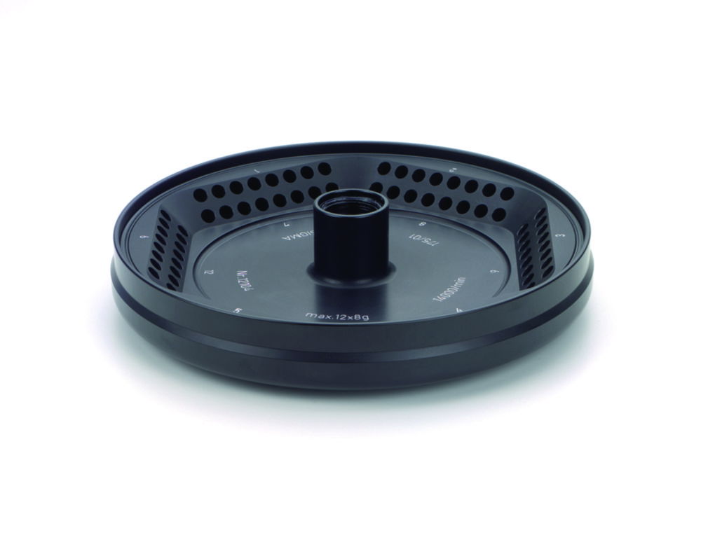 Лабораторні центрифуги Sigma 2-16P/2-16KL, Кутовий ротор, 12 ПЛР-стрипів (8 х 0,2 мл), вкл. кришку, алюміній