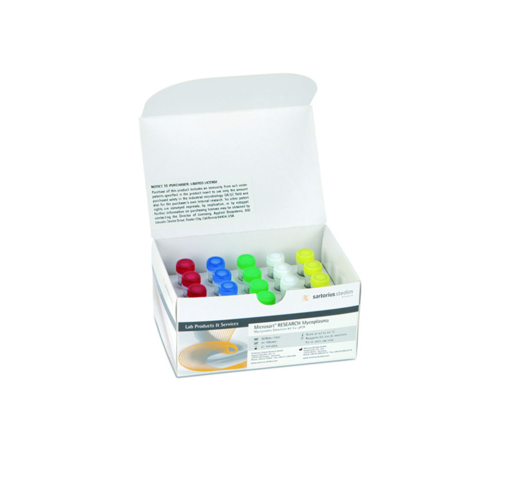 Набори для визначення мікоплазми Microsart® Mycoplasma, 50, SMB95-2003