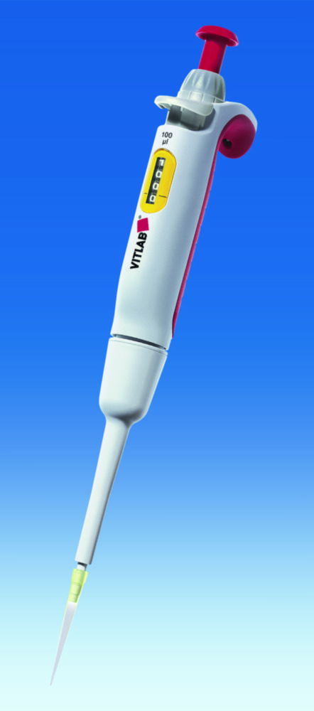 Одноканайний мікролітр Pipettes VITLAB®, змінна, 60 (± R%), 10000 мкл