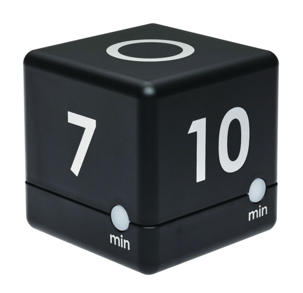 Kurzzeitwecker CUBE TIMER, schwarz