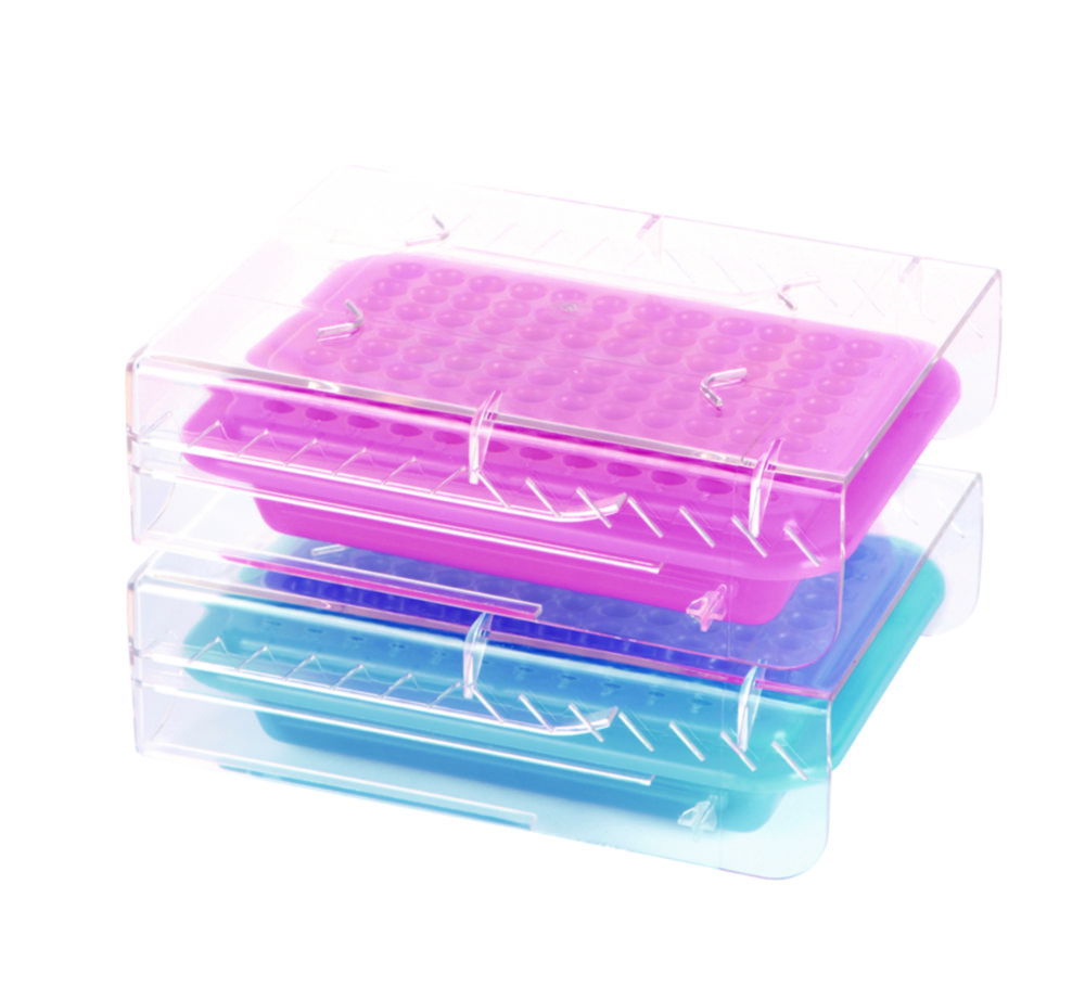 Блок охолодження PCR-Cooler, 1 x рожевий + 1 x синій