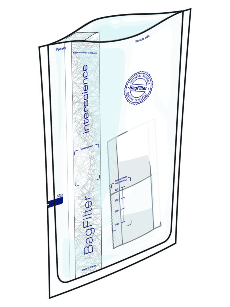 Blender мешки BagSystem®, instaBAG с обезвоженной среде, 190 мм, 300 мм, instaBAG® Fraser ½, 250 мкм, 190 мм