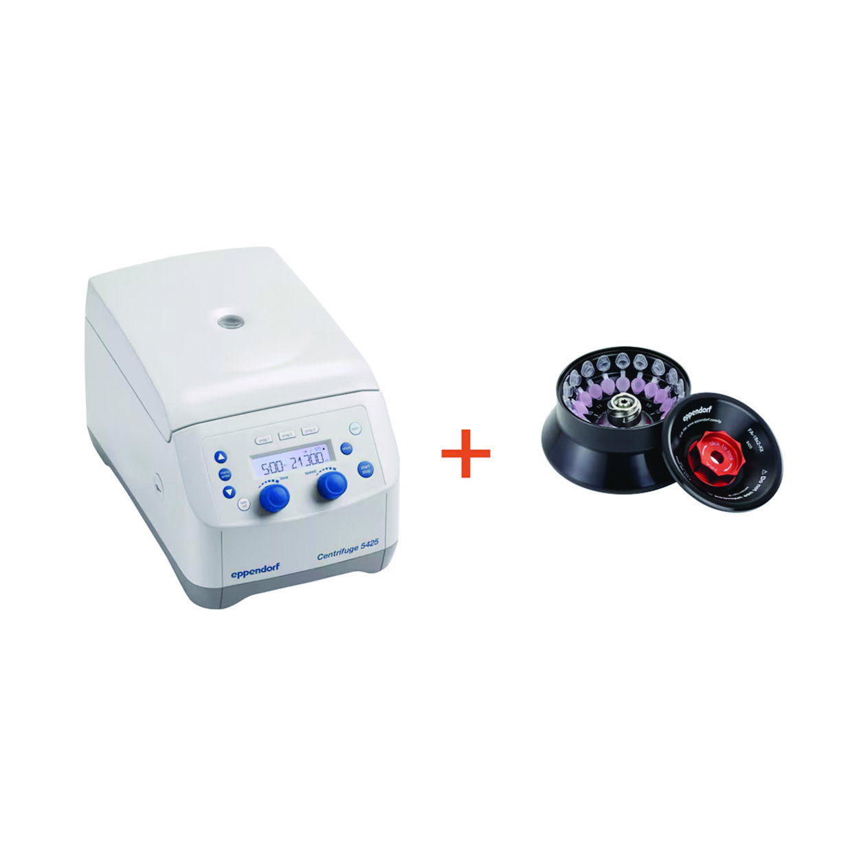 Microcentrifuge 5425/5425 R (General Lab Product), with control knobs, with aerosoltight rotor FA-24x2