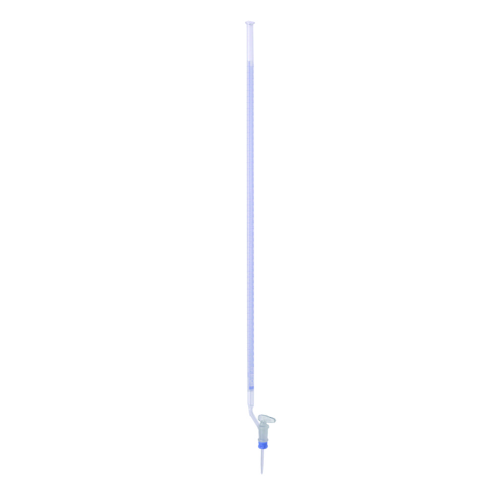 Burette, DURAN®, клас B, синій випускник, стек бічного скла, 50мл, 0,1 мл