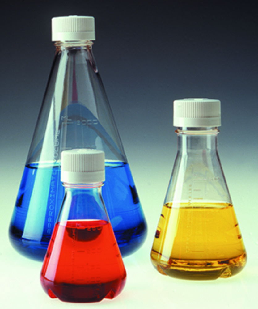 Одноразові колби Ерленмейєра Nalgene™, тип 4112, 4113, ПЕТГ, стерильні, мл, 4114